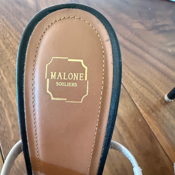 Malone Souliers leather mule with bow detail, sz 38 - Picture 7 of 12